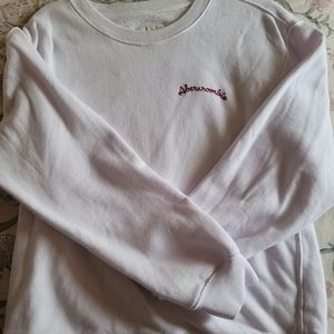 Abercrombie and Fitch off white sweater